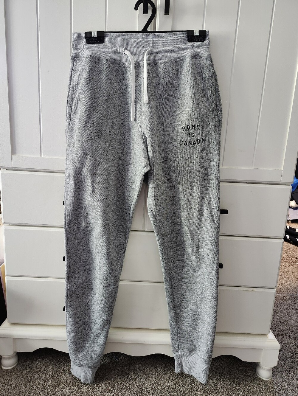 Grey 'Home is Canada' Men’s Sweatpants Sz M